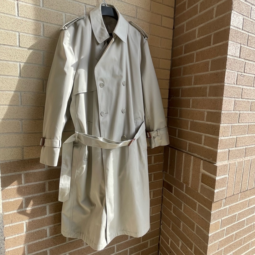 Men’s Coat Vintage Misty Harbor Trench 46